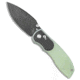 Tuya Knife Big Belly Slide Folding Knife, 3.50in, 154CM, Drop Point Blade, G-10, Jade Handle, Jade/Black, 7.50 inch, BHQ-174120