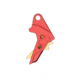 Tyrant CNC 1.0/2.0 Pistol Trigger, Smith &amp; Wesson M&amp;P 9/.40/9c/.40c, Red/Gold, TD-MPTRIG-FSC-RED/GOLD