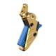 Tyrant CNC Intellifire Pistol Trigger SIG Sauer P365, Gold Shoe/Blue Hardware, TD-P365-TRIG-Gold-Blue