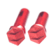 Tyrant CNC AR Enhanced Takedown Pins, Red, TD-AR15TP-RED