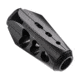 Tyrant CNC CyberBrake Compensating Muzzle Brake, .223/5.56, 1/2x28, Black Chrome, TD-CB223-Black