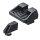 Tyrant CNC Glock Compatible Sights, Full Size, Black/white, TD-SIGHT-GFS-Black