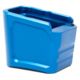 Tyrant CNC Glock Magazine Extension, G19/23, 9mm/.40, 4/5-Rounds, Blue, TD-G19MAGEX-B
