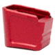 Tyrant CNC Glock Magazine Extension, G19/23, 9mm/.40, 4/5-Rounds, Red, TD-G19MAGEX-R