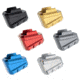 Tyrant Designs Sig Sauer P320, 15-17 Rounds Magazine Extension, Black, Blue, Gold, Grey, Machined Aluminum, Red