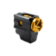 Tyrant CNC T-Comp Glock 43 Compensator, Black/Gold, TD-G43COMP-BLK/GLD
