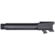 Tyrant CNC Threaded Pistol Barrel, Glock 19/19X/45, 1-10 Twist, 1/2-28 Thread, 416R Stainless Steel, Black, TD-G19BRL-TRD-Black