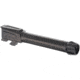 Tyrant CNC Threaded Pistol Barrel, Glock 19/19X/45, 1-10 Twist, 1/2-28 Thread, 416R Stainless Steel, Black, TD-G19BRL-TRD-Black