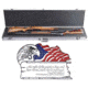 T-Z Case 2nd Amendment Double Scope Rifle Shotgun Case 53x15x4.25, Silver TZ0053SD2