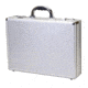TZ Case Aluminum Attache Case, Silver, 18 x 13 x 4in, AC-425 S