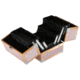 TZ Case Aluminum-Framed Compact Makeup Case, Rose Gold, 7.5 x 6.25 x 6.25in, AB-14 ROG