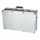 TZ Case Aluminum-Framed Deluxe Barber/Stylist Case, Silver, 24.25 x 14.5 x 6.5in , AB-455 SS