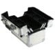 TZ Case Aluminum-Framed Makeup Case, White, 14.25 x 8.75 x 9.75in, AB-411 WH