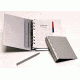TZ Case ANC155 Small Aluminum Binder - Silver ANC-155S