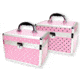 TZ Case Small Makeup Kit - Pink White Dot AB68PWD