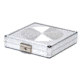 TZ Case CD212 Small Aluminum CD/DVD Case - Smooth Silver Circle CD212DSC