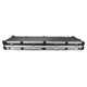TZ Case Double Rifle Case Black Dot Finish 53in x 15in x 5in TZM0053 BD