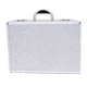 TZ Case NC250 Aluminum 17 inch Laptop Case - Silver Stripes NC-250SS