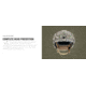 UARM BHBH Boltless High-Cut Ballistic Helmet, Type IIIA Threat Level, Multicam, M, BHBHMM