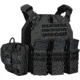 UARM FRPC Fast Response Plate Carrier, Pocket Cummerbund, Black, S, FRPCSB-ACFRPCSB