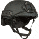UARM HCBH High Cut Ballistic Helmet, Type IIIA Threat Level, Black, M, HCBHMB