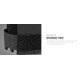 UARM MPC Metropolis Plate Carrier, Skeletal Cummerbund, Black, S, MPCSB-ECMPCSB