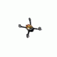 UDI RC U830-02 Main Frame Top, Black/W Orange Flames UDIU830-02