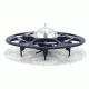 UDI RC U845 UFO Drone w/WIFI FPV 2.4Ghz 4 Channel 6 AXIS headless w/720P HD camera, Navy Blue 61325