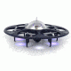 UDI RC U845 UFO Drone w/WIFI FPV 2.4Ghz 4 Channel 6 AXIS headless w/720P HD camera, Navy Blue 61325