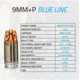 ULTIMATE AMMUNITION 9mm Luger 90Grain +P FTM Centerfire Pistol Ammo, 20 Rounds, 4023