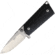 Ultimate Equipment M1911 Compact Hammerhead Folding Knife, 3 satin finish 440C stainless blade, Black checkered G10 handle, CTGB-440C