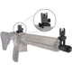 Ultradyne C4 Dynamount Flip-up Front/Rear Sight Set w/Athena Compensator, .308/7.62, 5/8x24, Black, UD10810