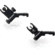 Ultradyne C4 Offset Flip-Up Front/Rear Sight Set, Black, UD10880
