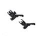 Ultradyne C4 Offset Flip-Up Front/Rear Sight Set, Right Hand, Black, UD10880