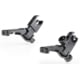 Ultradyne C4 Offset Folding Front and Rear Sight RH UDBlack Combo 308/7.62, Black, UD11430