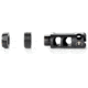 Ultradyne Pulse Compensator Muzzle Brake, AR-15, .223/5.56, 1/2-28in, .865in Outside Diameter, 416 SS, Salt Bath Nitride, Black, UD11160