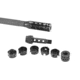 UM Tactical R.A.G.E. Total Compensation System Muzzle Brake, 9mm Luger, 1/2x28, Right Hand Ports, Black, TCS-9-28-BLK-RH