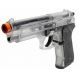 Umarex Beretta 92FS Spring Airsoft Pistol,6mm cal,12 Round,Clear 2274006