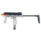 Umarex Combat Zone MAG-9 Electric Airsoft Gun w/120-Round 6mm Airsoft Magazine, Clear 2272111