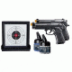 Umarex Game Ready Target Kit w/2 Beretta 92s Airsoft Pistols, Black 2274007