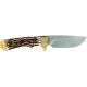Uncle Henry Elk Hunter Full Tang Drop Point Fixed Blade Knife, 3.83in