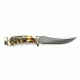 Uncle Henry Taylor - Uncle Hendry Golden Spike Fixed Blade Knife,5in Steel Clip Point Blade,Staglon Handle,Clam Package 153UHCP