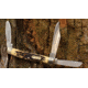 Uncle Henry Uncle Henry 885UH Sr. Rancher Next Gen Folding Knife, 3in 7Cr17 HC Stainless Steel Clip Point, Sheepfoot and Clip Spay Blade , Staglon Handle, Sliver, 1136003