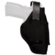 Uncle Mike's Nylon OWB/IWB Belt Holster, Universal Full Size Auto, Ambidextrous, Black, 70150A