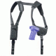 UM Pro-Pak Horizontal Shoulder Holster 3.25-3.75in Med/Large Autos, Ambidextrous 7716-0