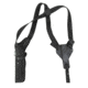 Uncle Mike's Vertical, Shoulder Holster, Right Hand, Black, Open End, Kodra Nylon 83051A
