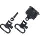 Uncle Mike's Swivels QD, BRN-BPS/A5, Blued, 1in, Cap Set, Clam, 18302
