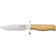 Uncle Mikes Classic Blades Halo Fixed Blade Knife, 3.625in, A-2 Tool Steel Clip Point, Antique Ivory Micarta Border Patrol Handle BCB12AI