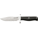 Uncle Mikes Classic Blades Halo Fixed Blade Knife, 3.625in, A-2 Tool Steel Clip Point, Black Canvas Micarta Border Patrol Handle BCB12BM