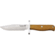 Uncle Mikes Classic Blades Halo Fixed Blade Knife, 3.625in, A-2 Tool Steel Clip Point, Natural Canvas Micarta Border Patrol Handle BCB12NM